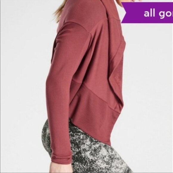 Athleta Nirvana Wear Two Ways Wrap Medium - Picture 2 of 7